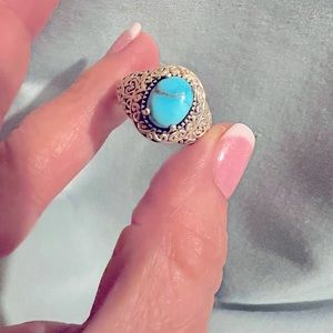 Turquoise and Sterling silver